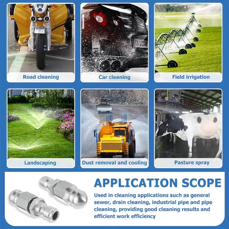 Quick Connect Stainless Nozzle Set