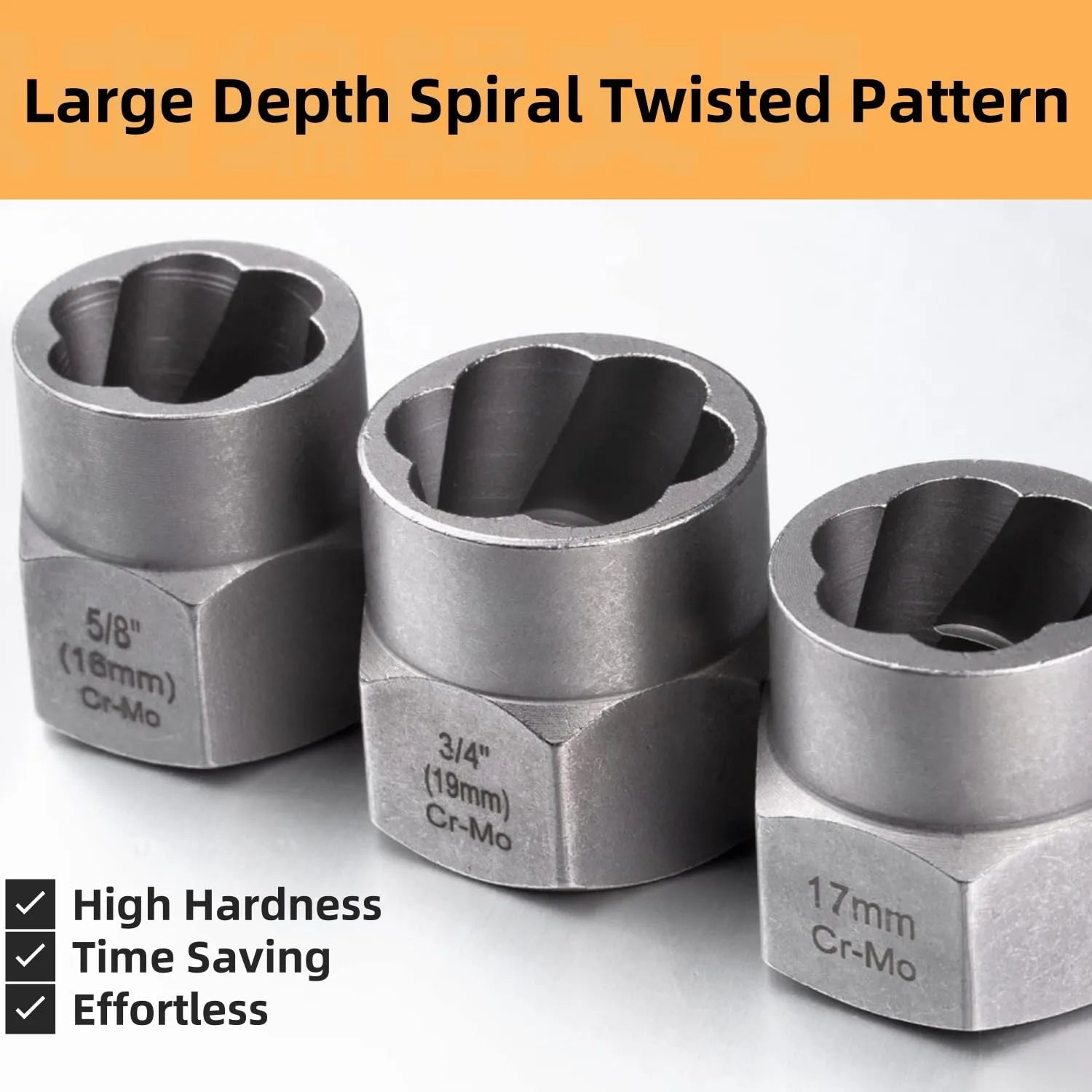 14 Pcs Nut Extractor Socket Set