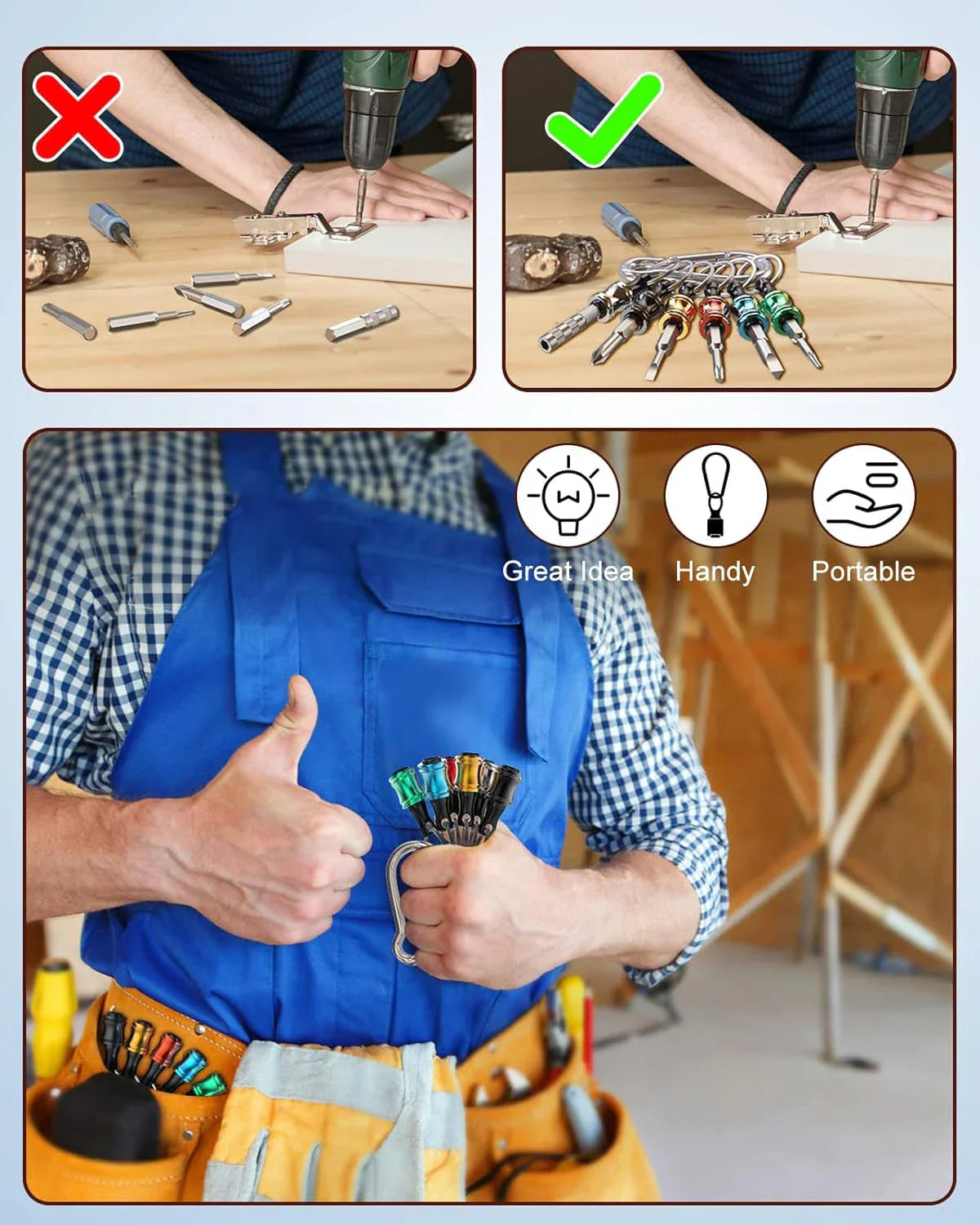 Keychain Bits Holders