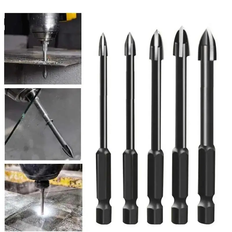 5-Piece Universal Carbide Drill Bit Set