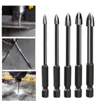 5-Piece Universal Carbide Drill Bit Set