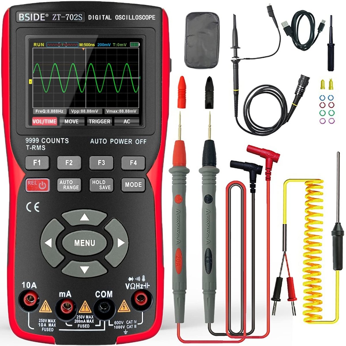 Digital Oscilloscope Multimeter 10Mhz Bandwidth